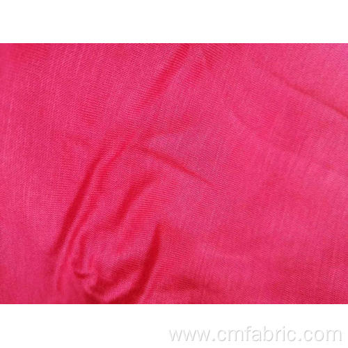 Knitted 100% Rayon Single Jersey plain dyed fabric